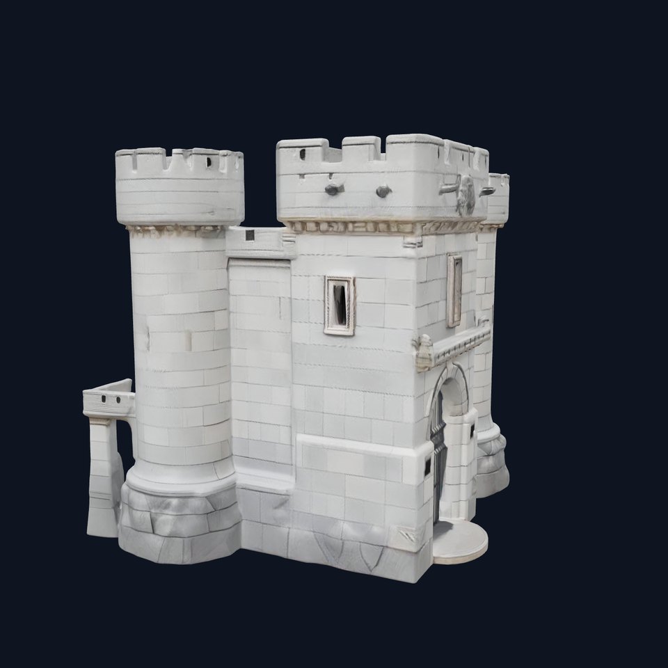 Medieval Stone Fortress model pack